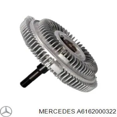 Do koszyka A6162000322 Mercedes Sprzęgło wiskotyczne wentylatora chłodzenia