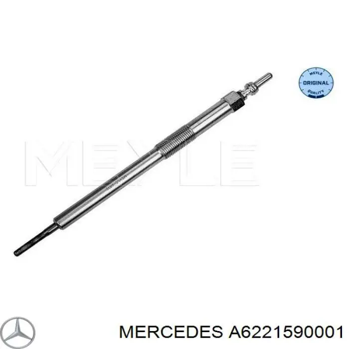 Do koszyka A6221590001 Mercedes Świeca żarowa