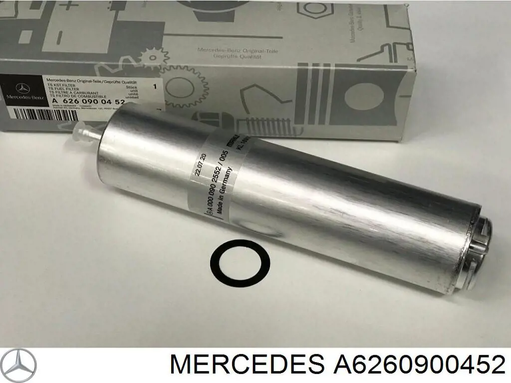 Filtr paliwa Mercedes A6260900452 cena, od 40,05 USD