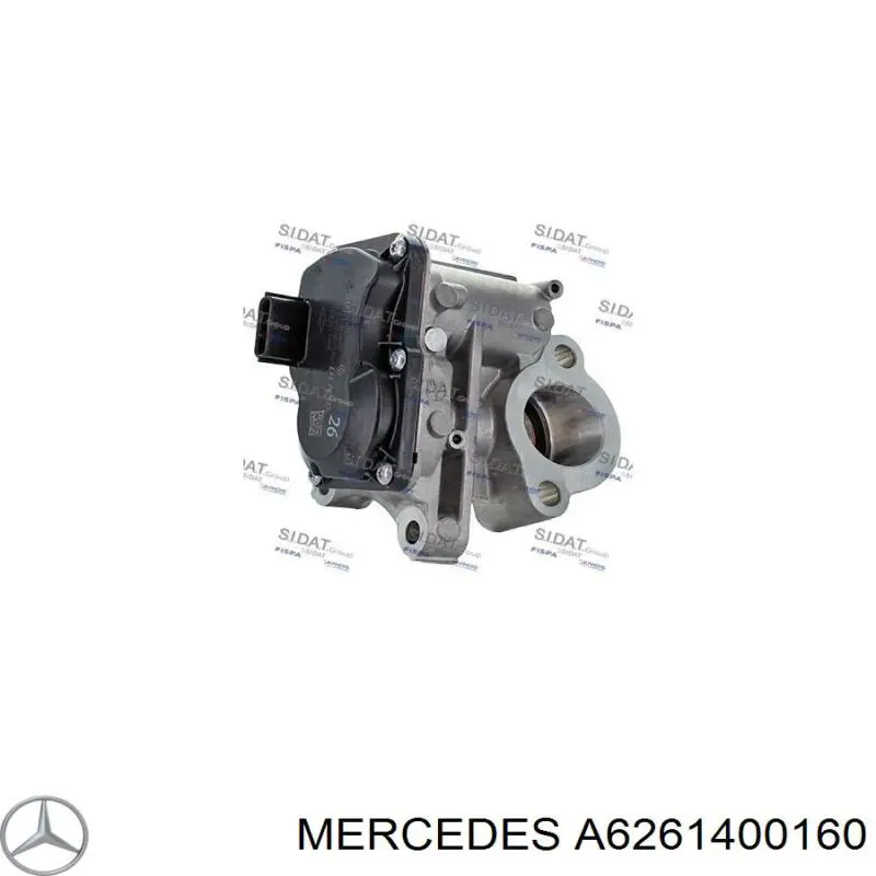 A6261400160 Mercedes Zawór recyrkulacji spalin EGR