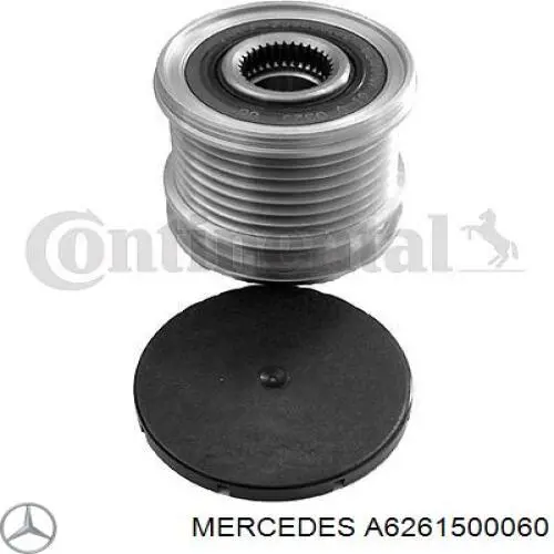 Do koszyka A6261500060 Mercedes Koło pasowe alternatora