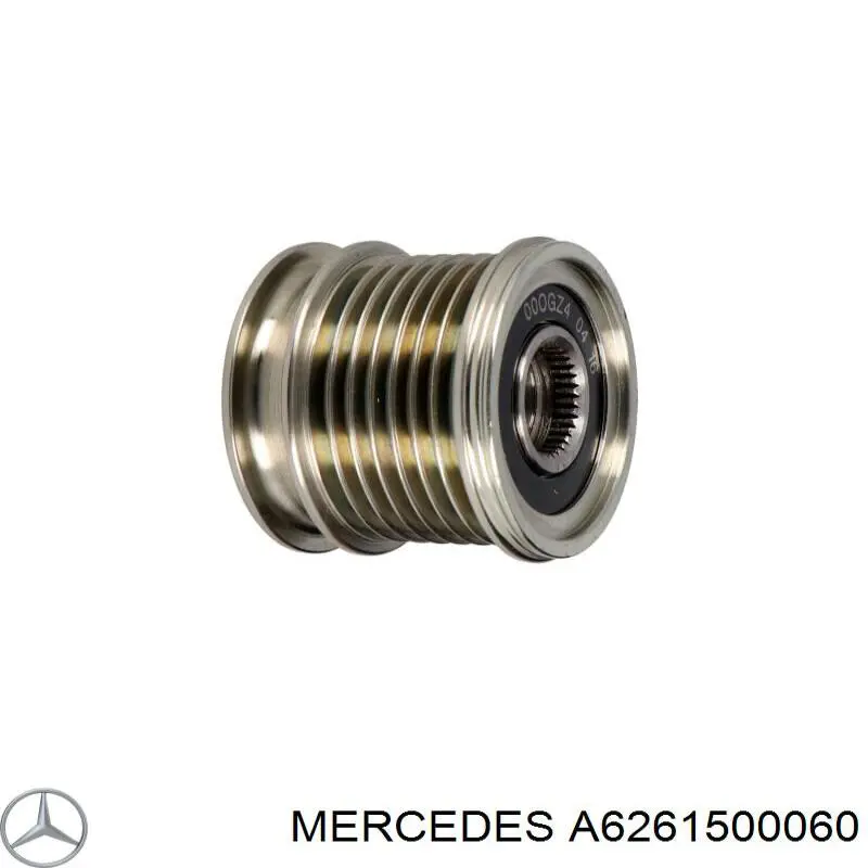 Koło pasowe alternatora Mercedes A6261500060 cena, od 44,99 USD