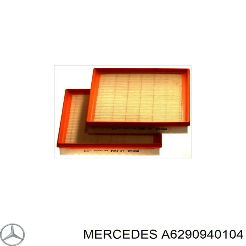 Do koszyka A6290940104 Mercedes Filtr powietrza