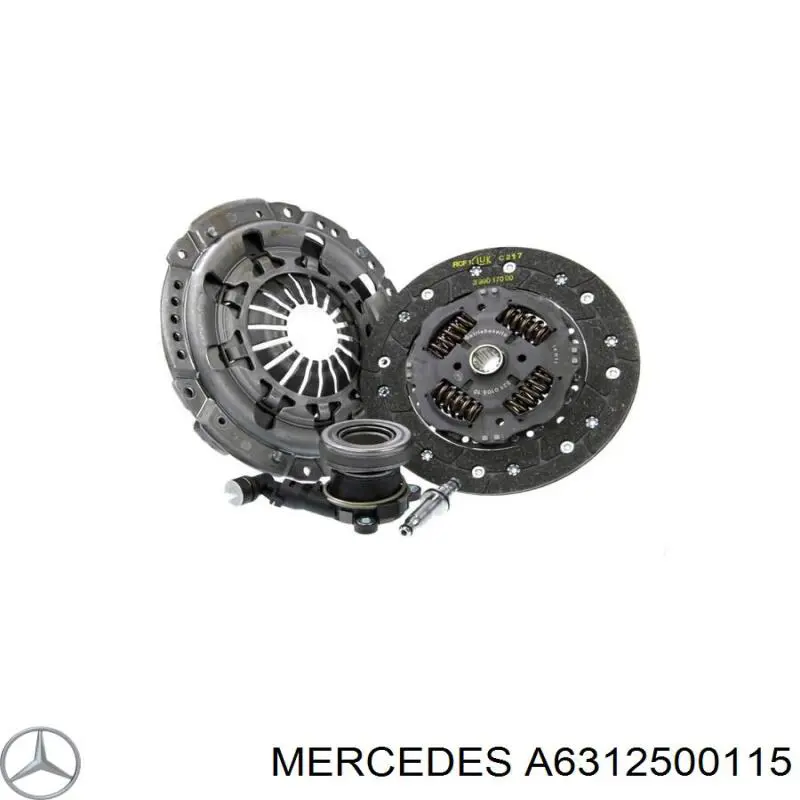 Do koszyka A6312500115 Mercedes Łożysko wyciskowe sprzęgła