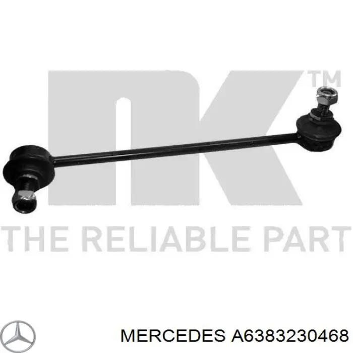Łącznik stabilizatora przedniego lewy Mercedes A6383230468 cena, od 13,62 USD