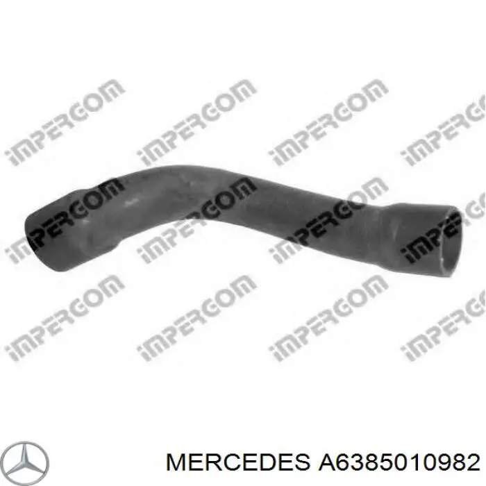 A6385010982 Mercedes Przewód (króciec) chłodnicy górny