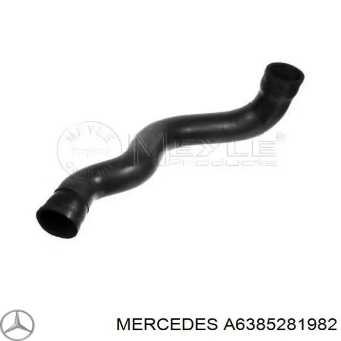 Przewód (króciec) intercoolera Mercedes A6385281982 cena, od 29,43 USD