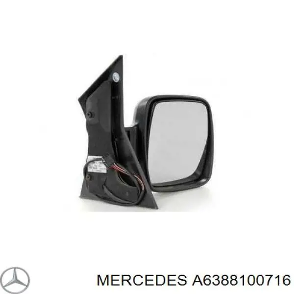 A6388100716 Mercedes Lusterko wsteczne prawe