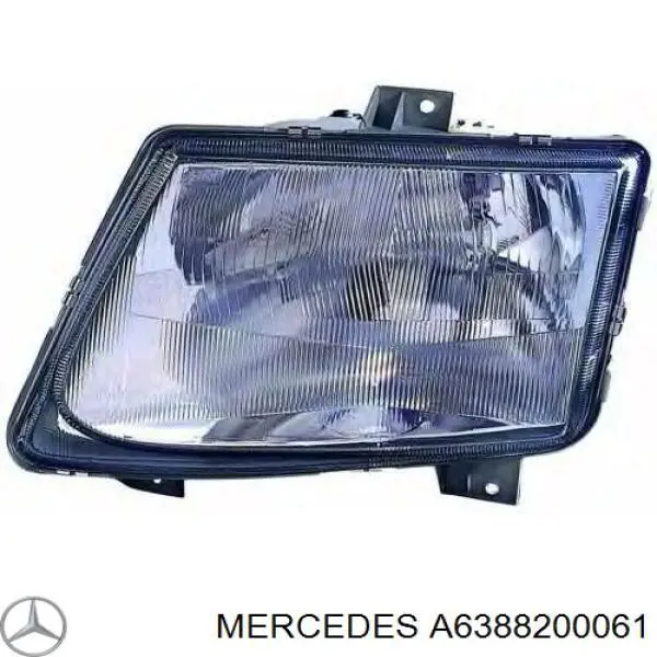 A6388200061 Mercedes Reflektor lewy
