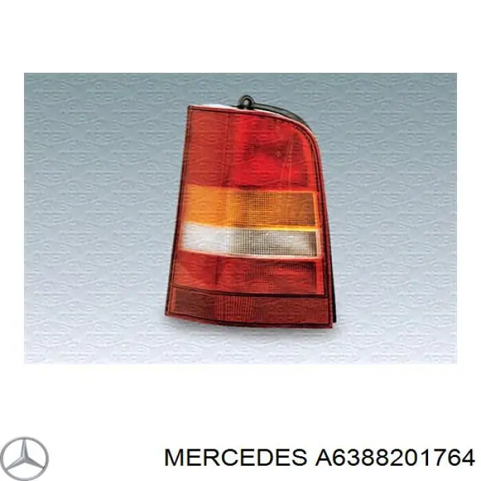 A6388201764 Mercedes Lampa zespolona tylna prawa