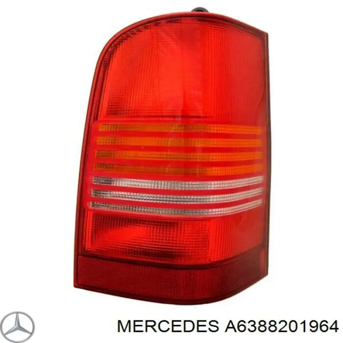 A6388201964 Mercedes Lampa zespolona tylna prawa