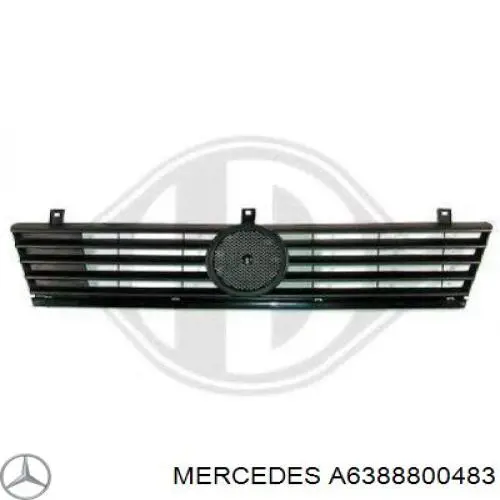 Do koszyka A6388800483 Mercedes Atrapa chłodnicy