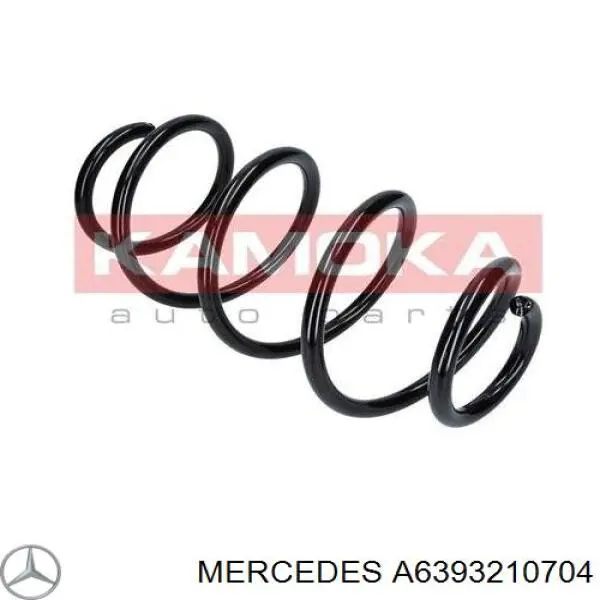 Do koszyka A6393210704 Mercedes Sprężyna przednia