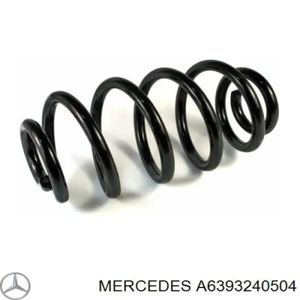 Do koszyka A6393240504 Mercedes Sprężyna tylna