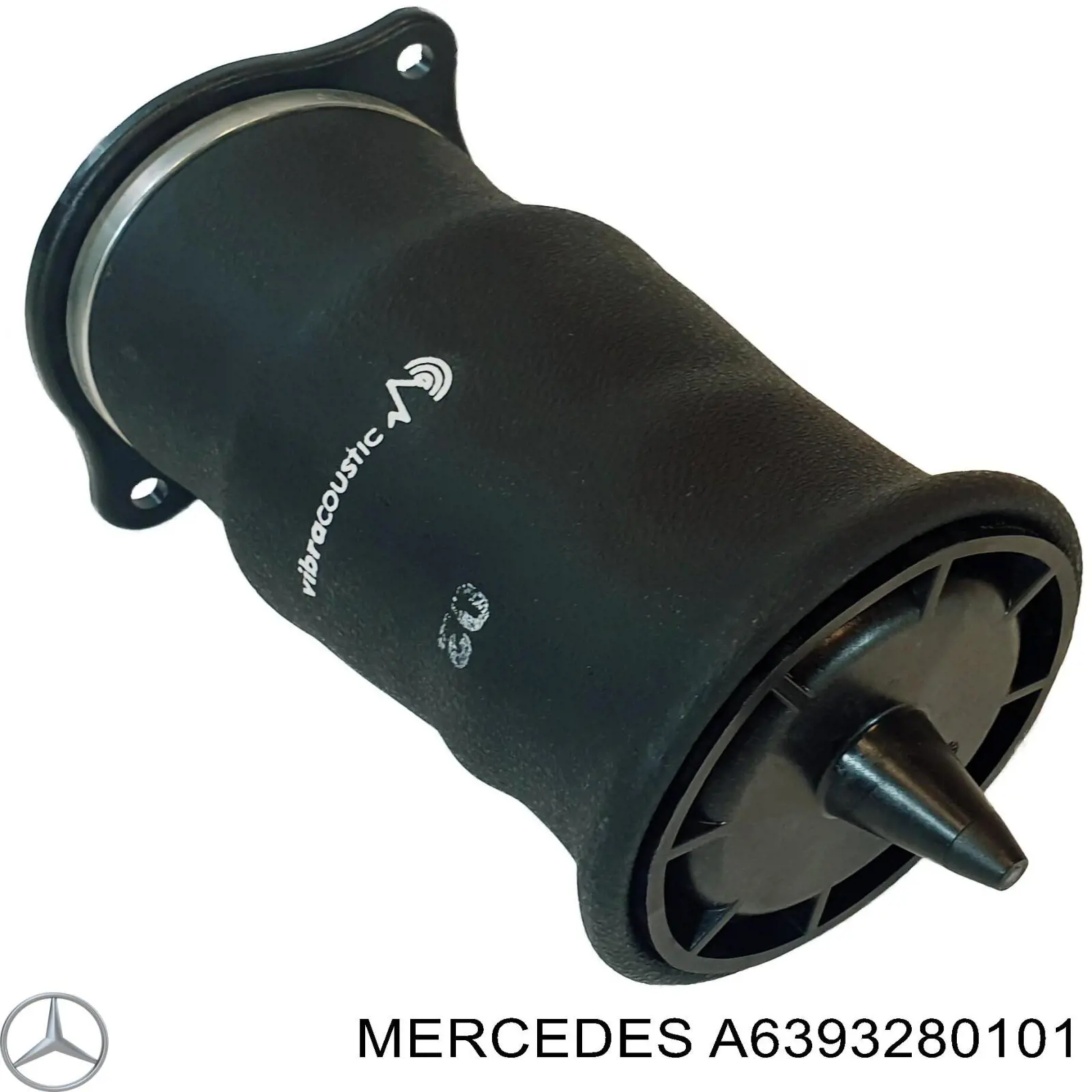 Poduszka pneumatyczna (resor pneumatyczny) mostu tylnego Mercedes A6393280101 cena, od 116,09 USD