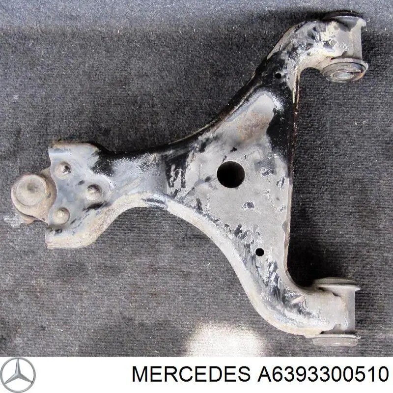 A6393300510 Mercedes Wahacz zawieszenia przedniego dolny prawy