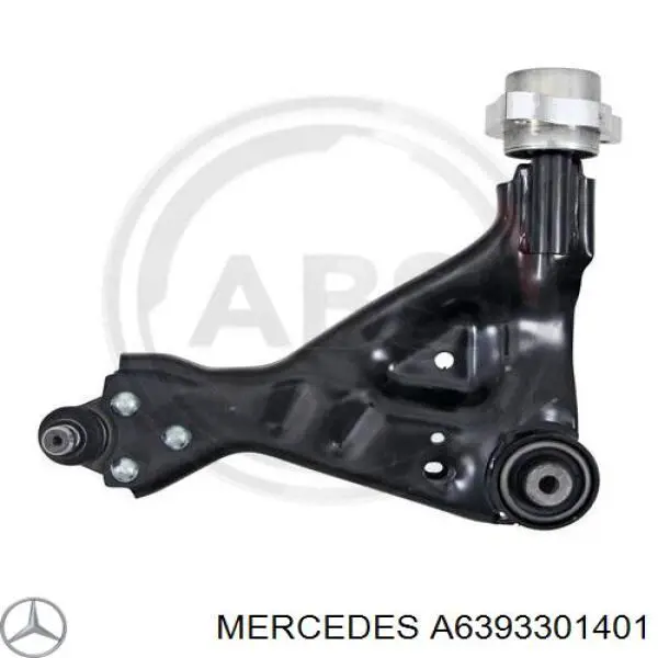 Wahacz zawieszenia przedniego dolny lewy A6393301401 Mercedes