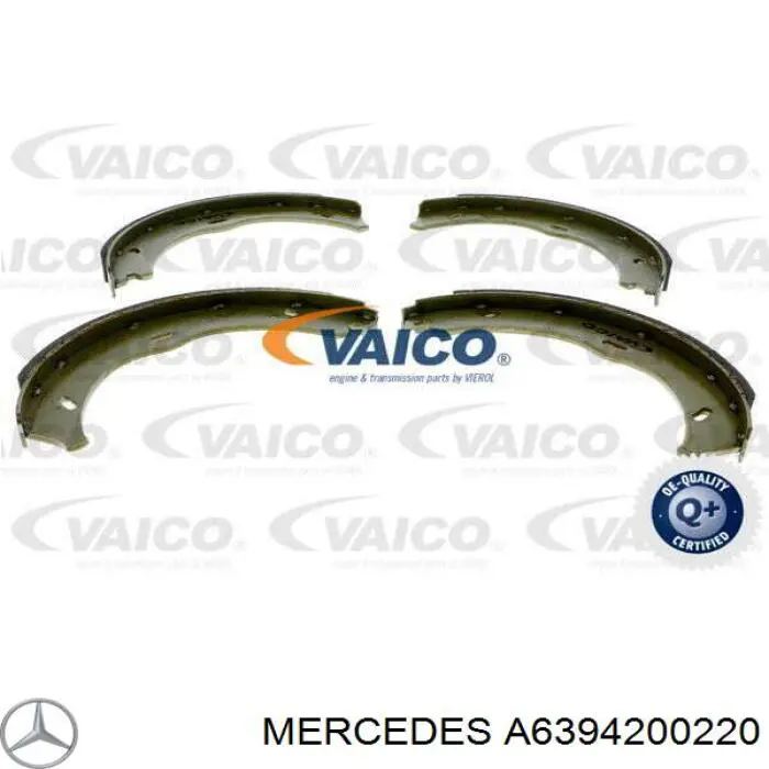 A6394200220 Mercedes Klocki hamulca ręcznego