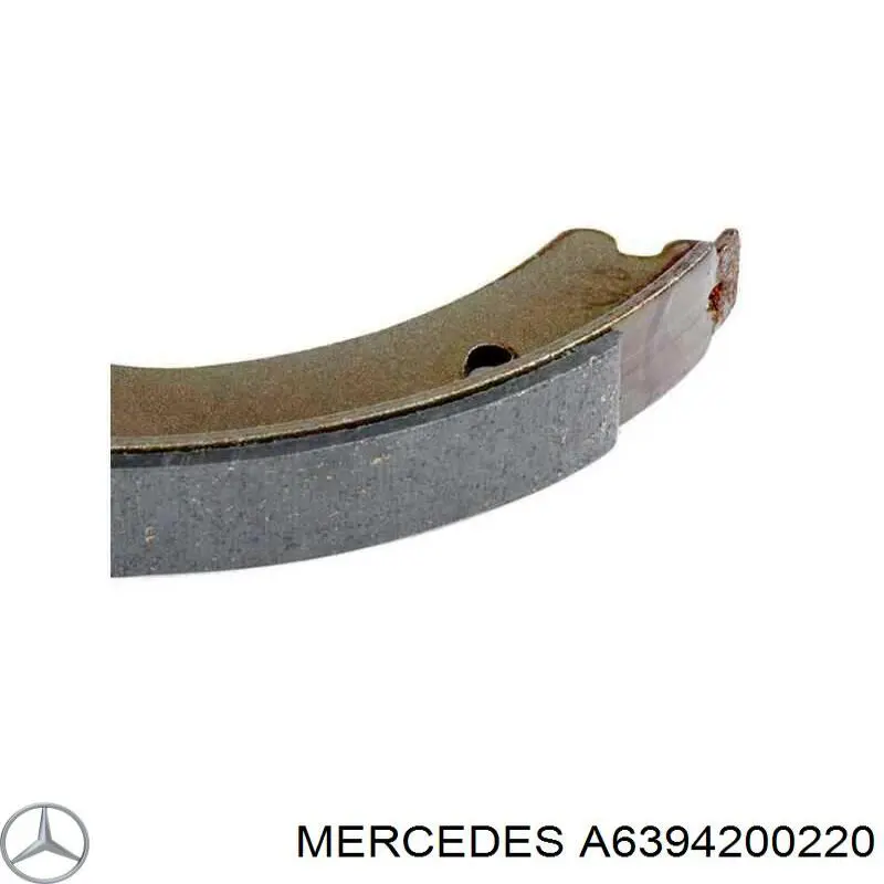 Klocki hamulca ręcznego Mercedes A6394200220 cena, od 24,07 USD