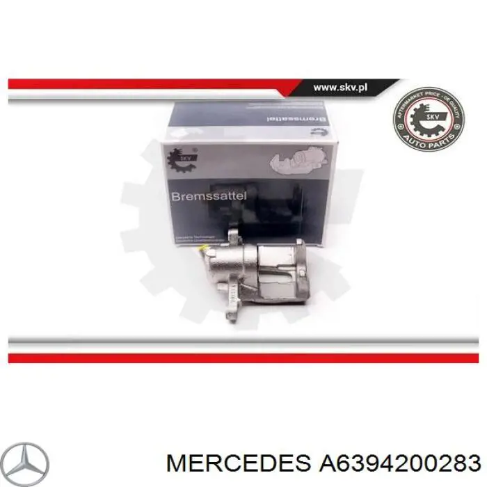 A6394200283 Mercedes Zacisk hamulcowy tylny lewy