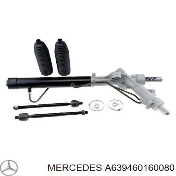 Do koszyka A639460160080 Mercedes Listwa kierownicza (maglownica)