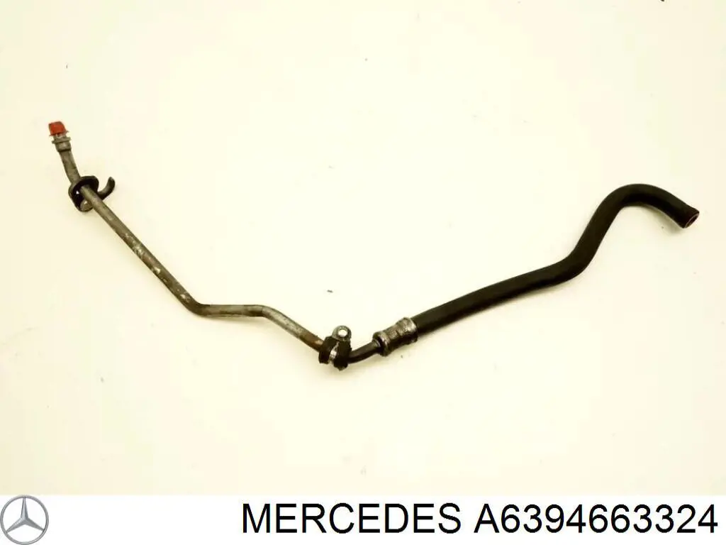 Przewód hydraulicznego układu wspomagania wysokiego ciśnienia, od pompy do maglownicy (mechanizmu) Mercedes A6394663324 cena, od 58,19 USD
