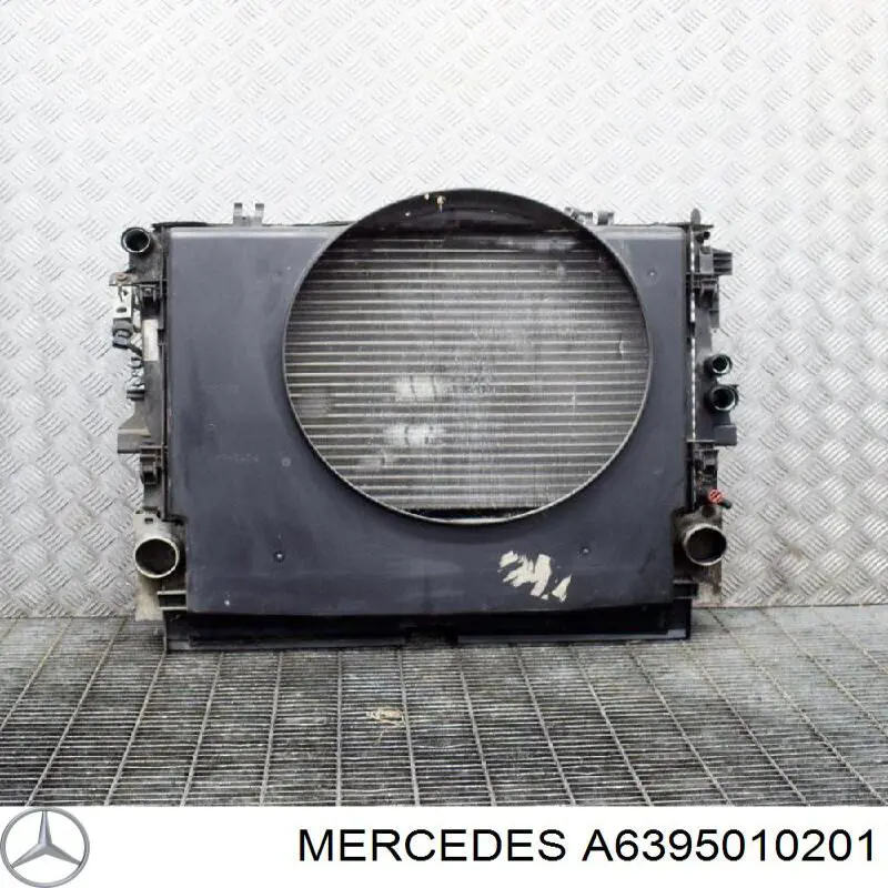 A6395010201 Mercedes Chłodnica intercoolera