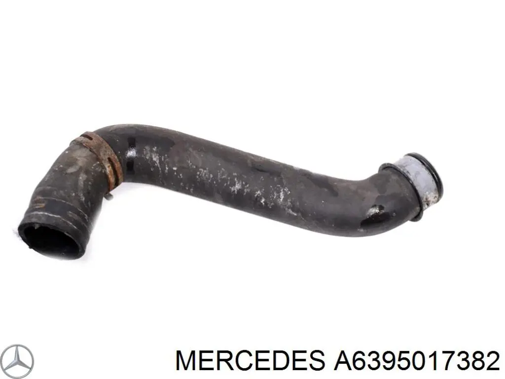 Do koszyka A6395017382 Mercedes Przewód (króciec) chłodnicy górny