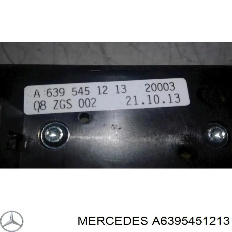 A6395451213 Mercedes Panel przyciskowy sterowania podnośnikiem szyby przedni lewy
