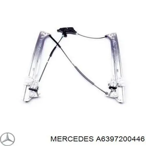 Mechanizm podnoszenia szyby drzwi przednich lewych Mercedes A6397200446 cena, od 47,26 USD