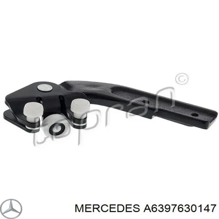 A6397630147 Mercedes Rolka drzwi bocznych (przesuwnych) prawa dolna