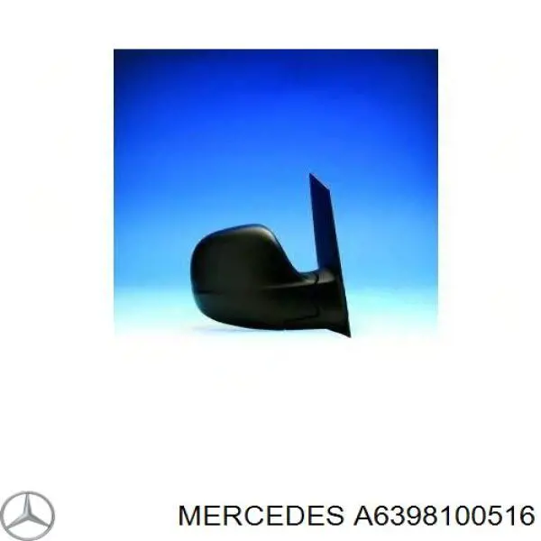A6398100516 Mercedes Lusterko wsteczne lewe