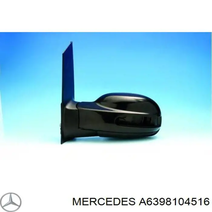 Lusterko wsteczne lewe Mercedes A6398104516 cena, od 149,04 USD