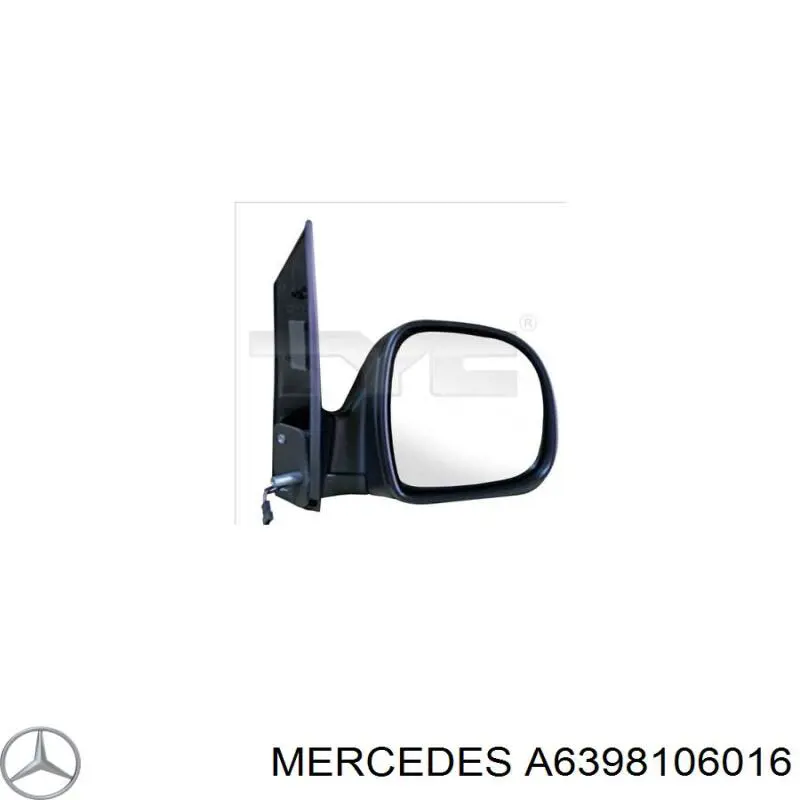 A6398106016 Mercedes Lusterko wsteczne prawe