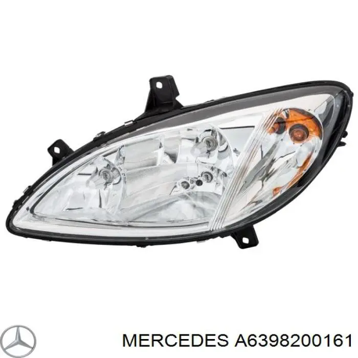 Reflektor lewy Mercedes A6398200161 cena, od 148,27 USD