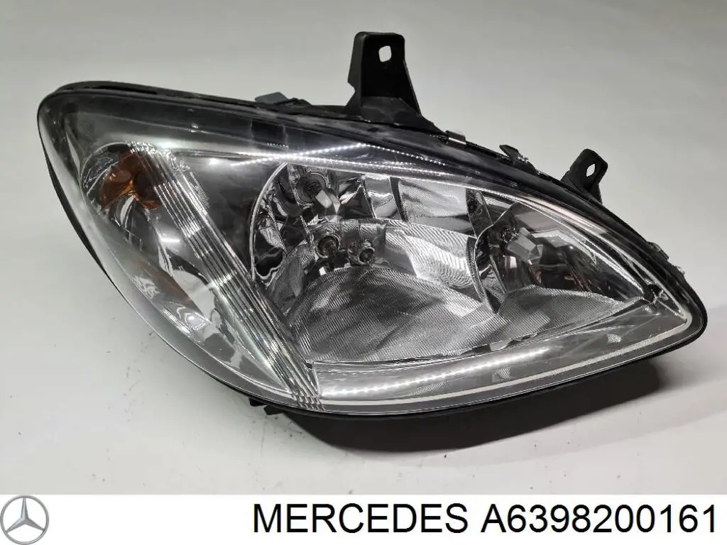 Do koszyka A6398200161 Mercedes Reflektor lewy