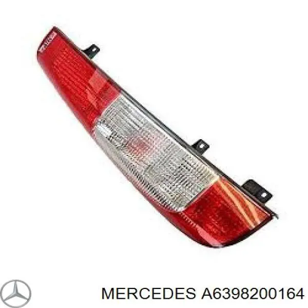 A6398200164 Mercedes Lampa zespolona tylna lewa