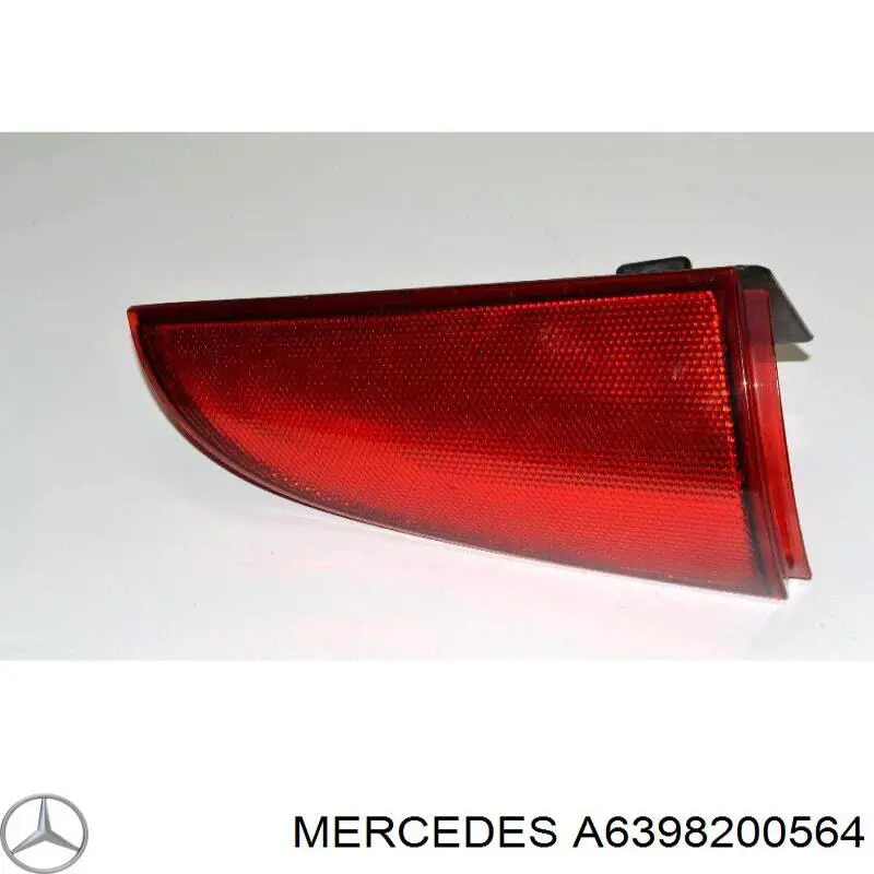 A6398200564 Mercedes Lampa zespolona tylna lewa górna