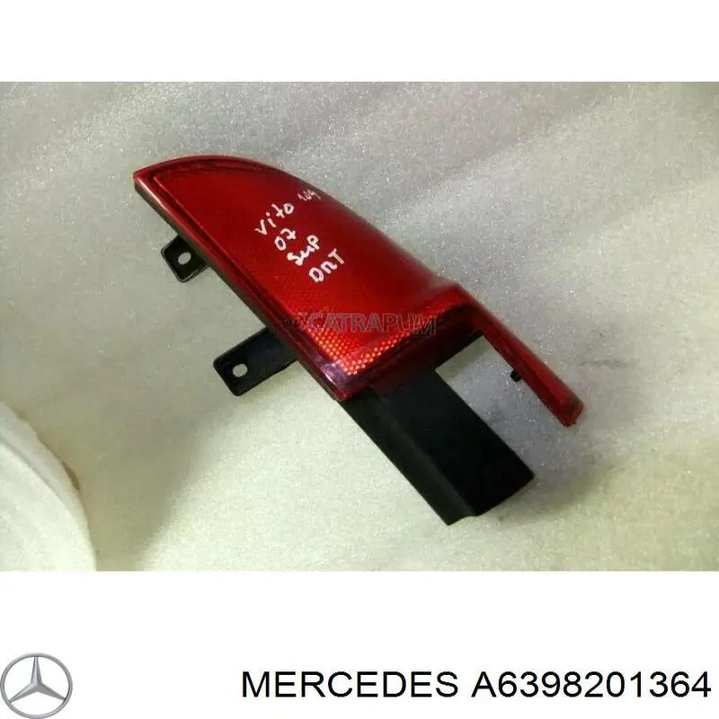 Lampa zespolona tylna prawa górna do Mercedes Vito (639)