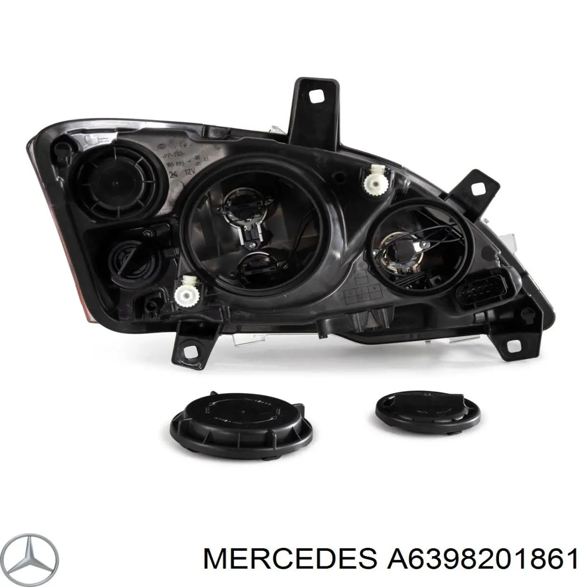 Reflektor lewy A6398201861 Mercedes