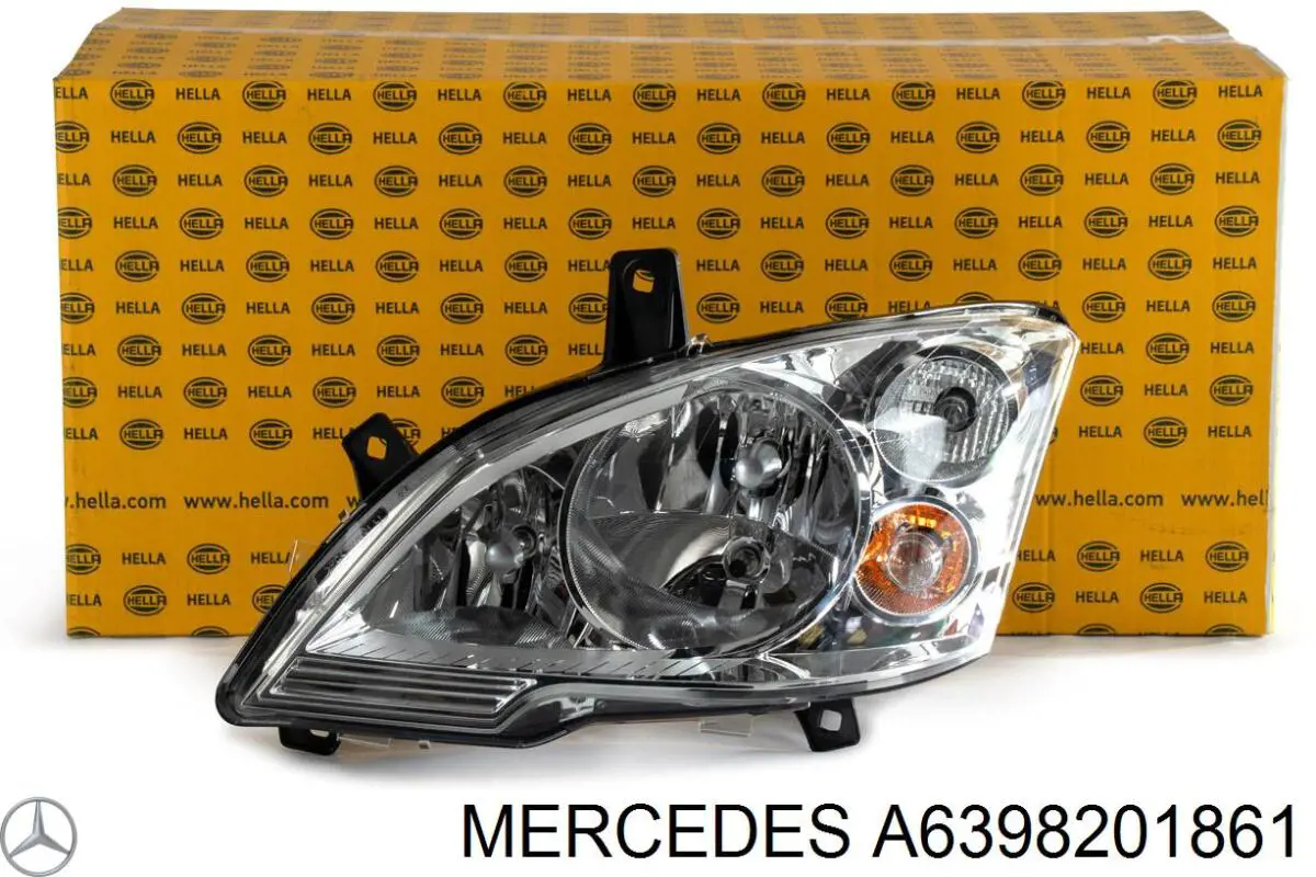 A6398201861 Mercedes Reflektor lewy