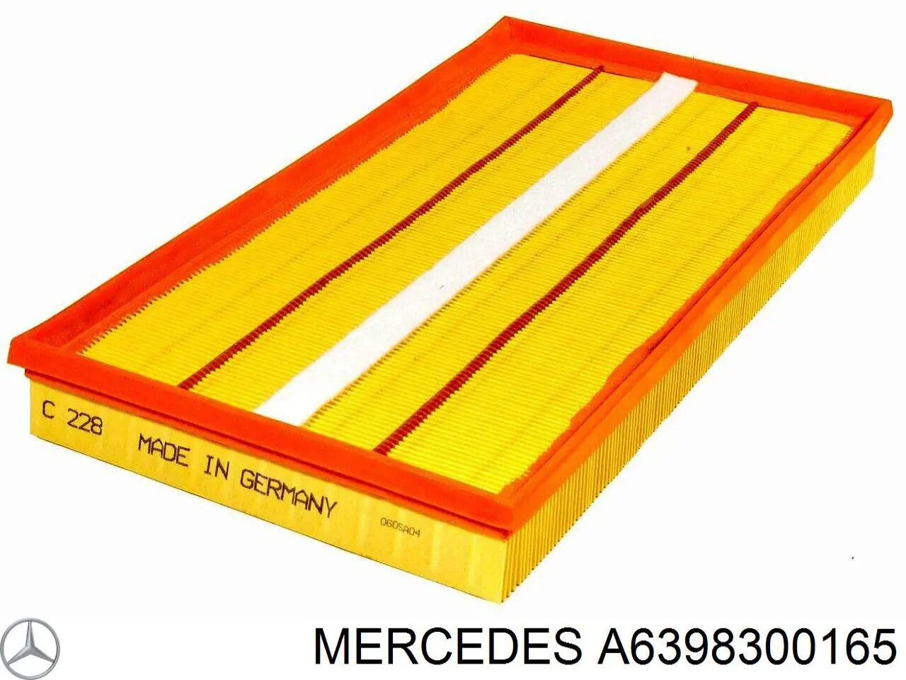 Do koszyka A6398300165 Mercedes Filtr kabiny