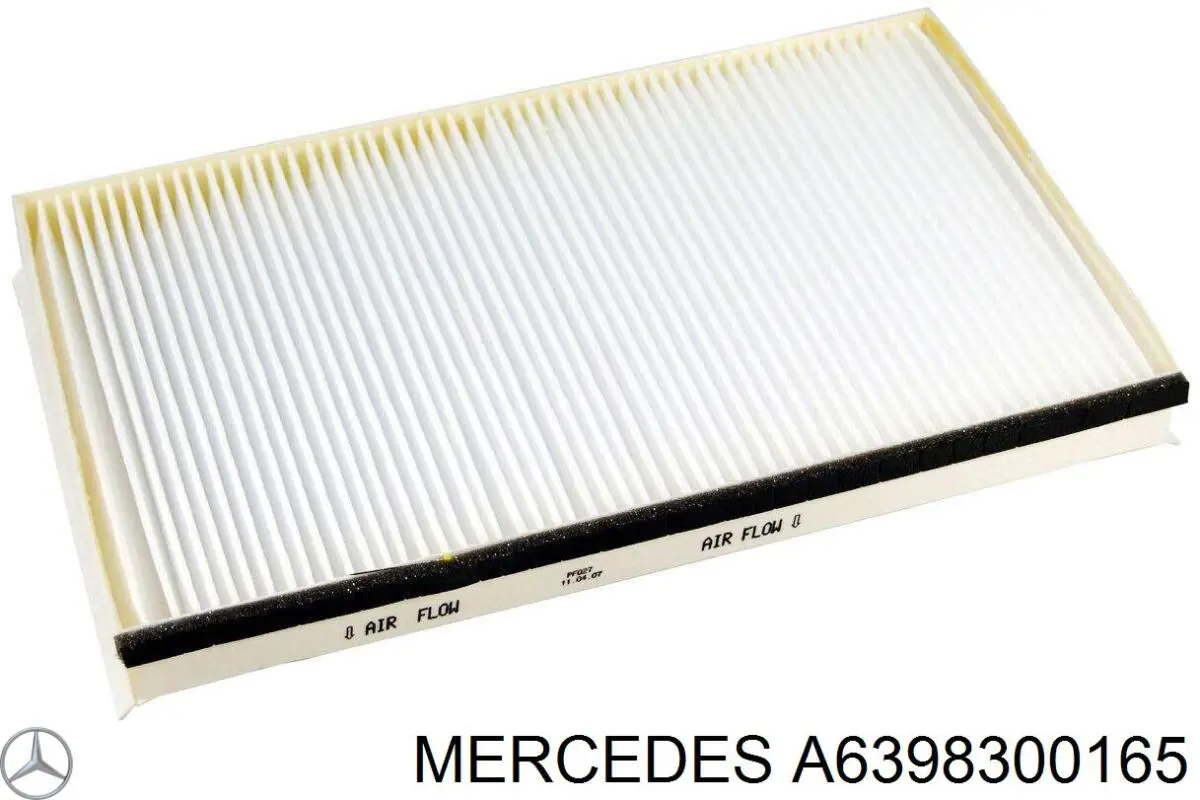 A6398300165 Mercedes Filtr kabiny