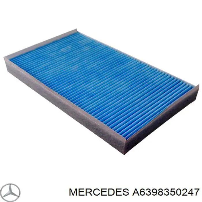 Filtr kabiny Mercedes A6398350247 cena, od 8,44 USD