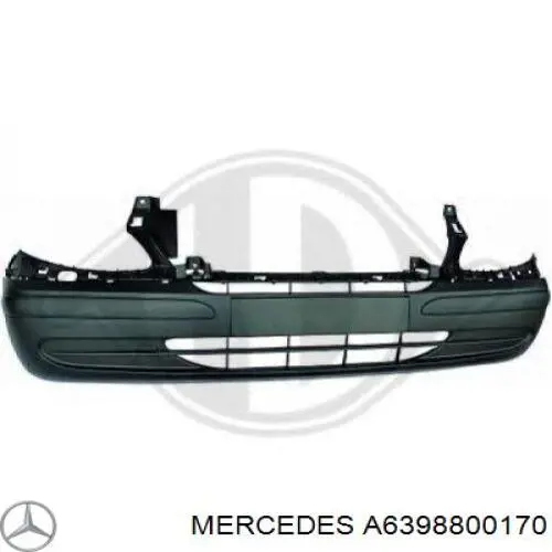 Zderzak przedni Mercedes A6398800170 cena, od 99,68 USD