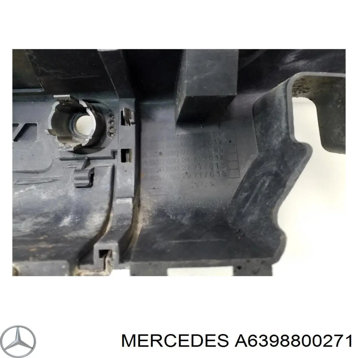 Do koszyka A6398800271 Mercedes Zderzak tylny