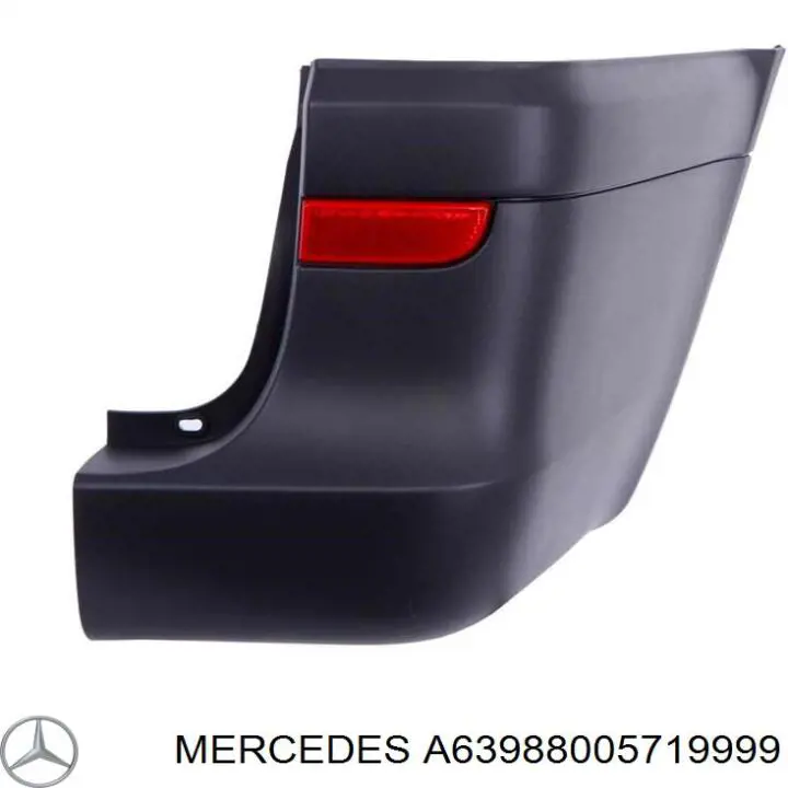 Zderzak tylny Mercedes A63988005719999 cena, od 112,59 USD