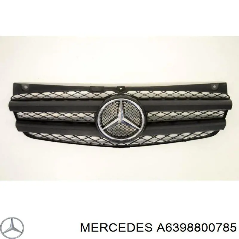 Do koszyka A6398800785 Mercedes Atrapa chłodnicy