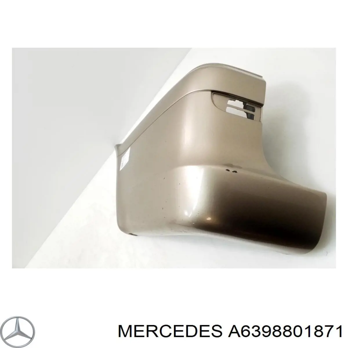 Do koszyka 6398806171 Mercedes Zderzak tylny, lewa część