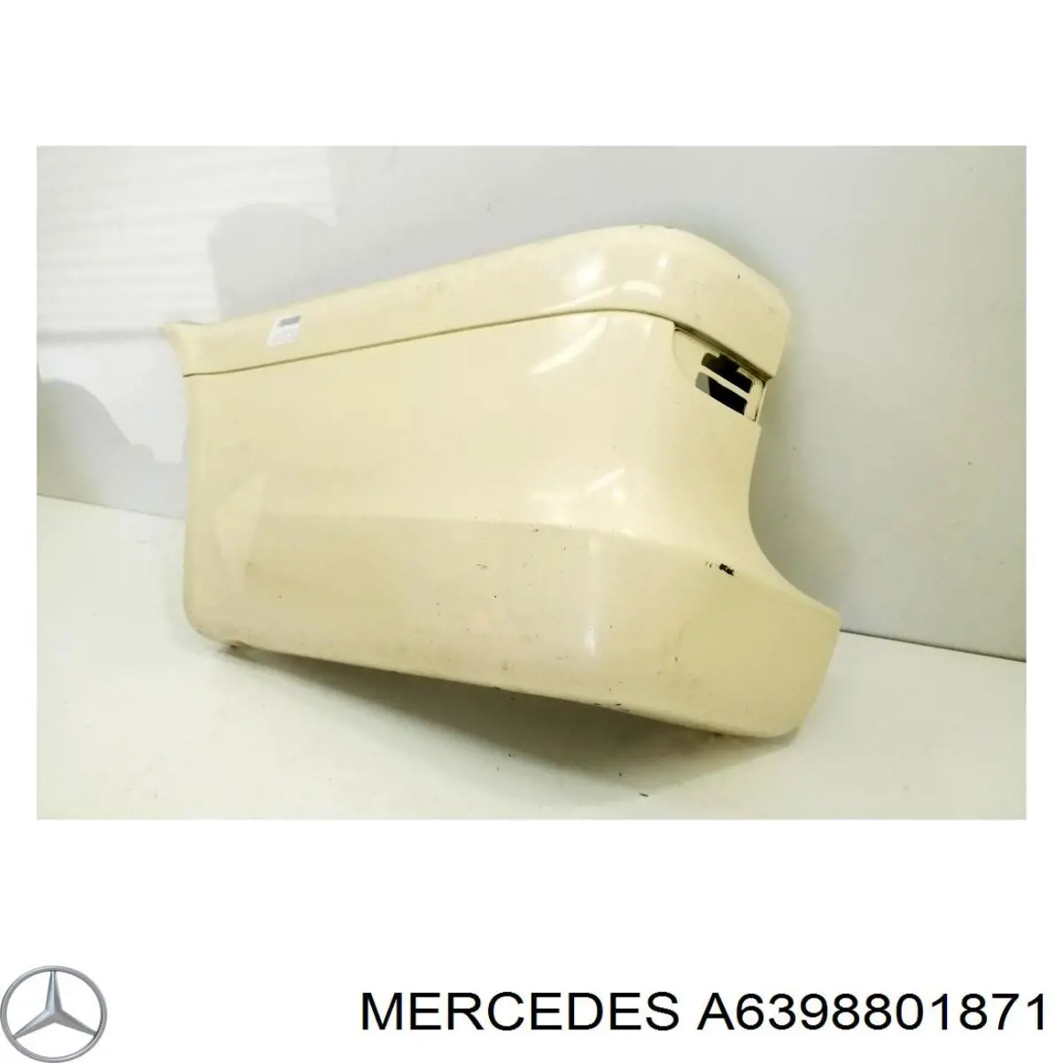 Zderzak tylny, lewa część Mercedes A6398801871 cena, od 56,39 USD